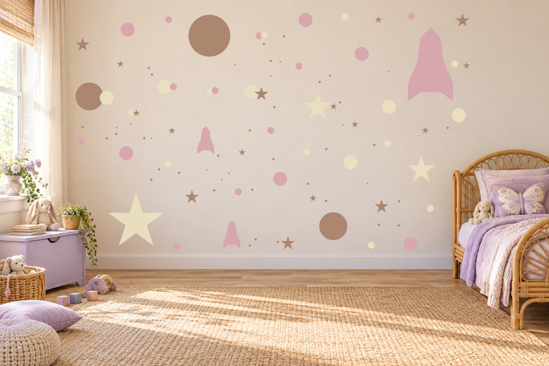 Rocket Launch Wall Decal Kit