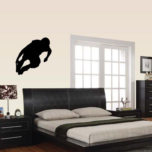 Image of Rollerblading Wall Decal - Vinyl Decal - Car Decal - 004