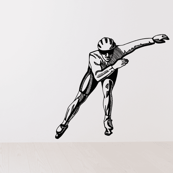 Image of Rollerblading Wall Decal - Vinyl Decal - Car Decal - CDS007