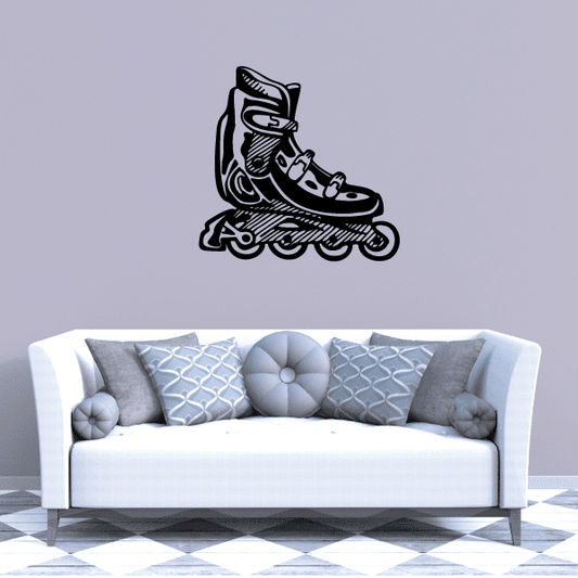 Image of Rollerblading Wall Decal - Vinyl Decal - Car Decal - CDS031