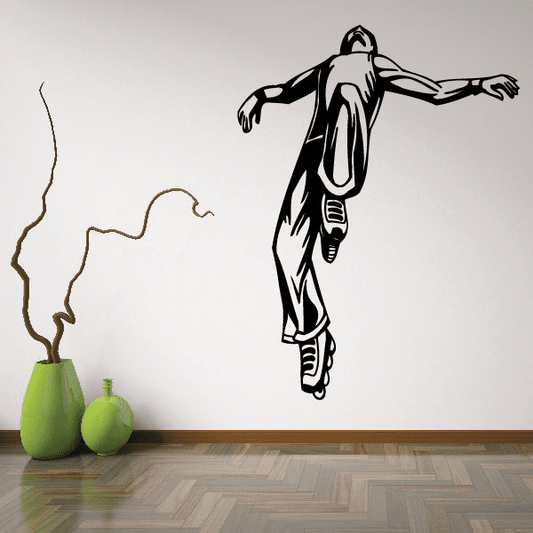 Image of Rollerblading Wall Decal - Vinyl Decal - Car Decal - CDS046