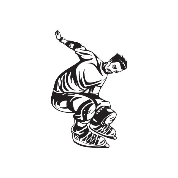 Image of Rollerblading Wall Decal - Vinyl Decal - Car Decal - DC 008