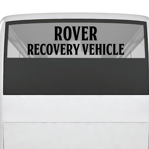 Image of Rover Recovery Vehicle Decal