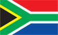 Flag sticker with green, black, yellow, red, and blue diagonal design