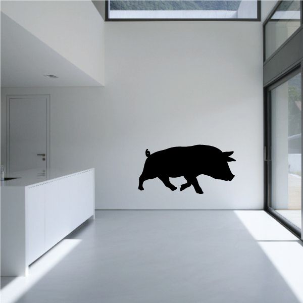 Image of Running Pig Decal