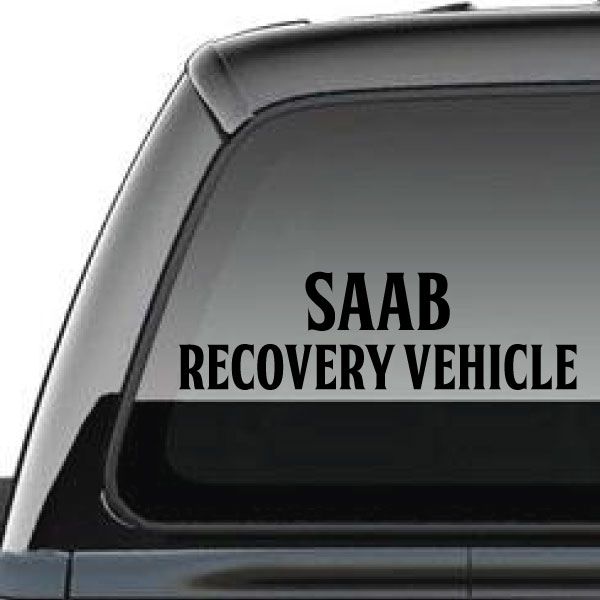 Image of Saab Recovery Vehicle Decal