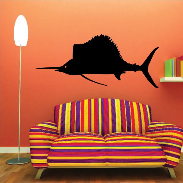 Image of Sailfish Decal