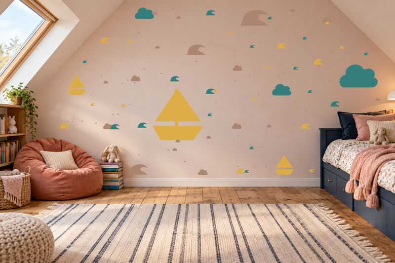 Sailing Away Wall Decal Kit