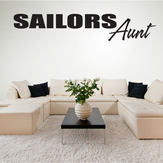 Image of Sailors Aunt Block Decal