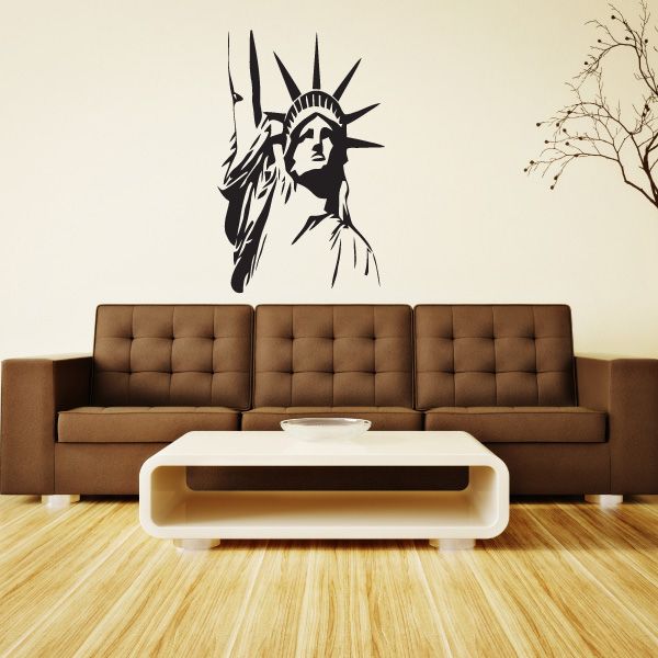 Image of Satue of Liberty Bust Decal