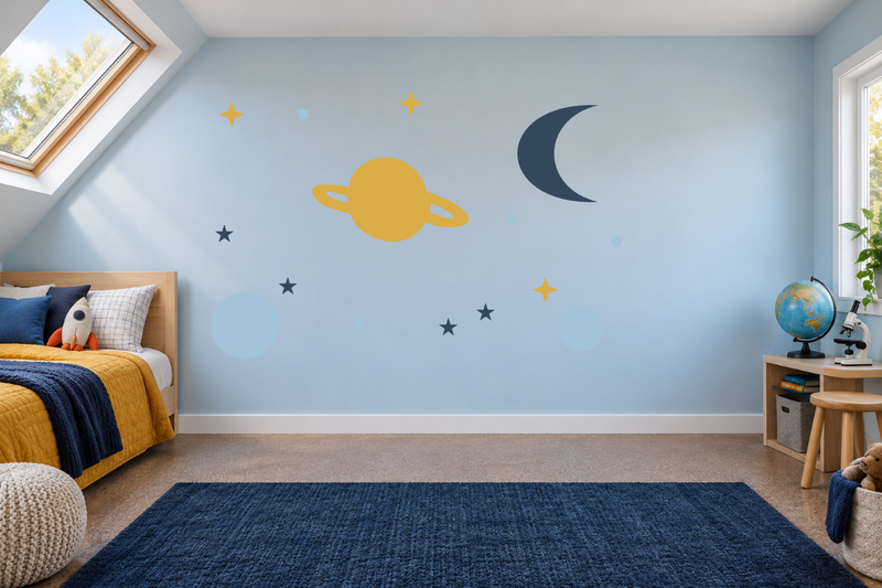 Saturn Stargazer Wall Decal Kit
