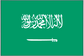 Saudi Arabia flag sticker, green with white Arabic script and sword icon