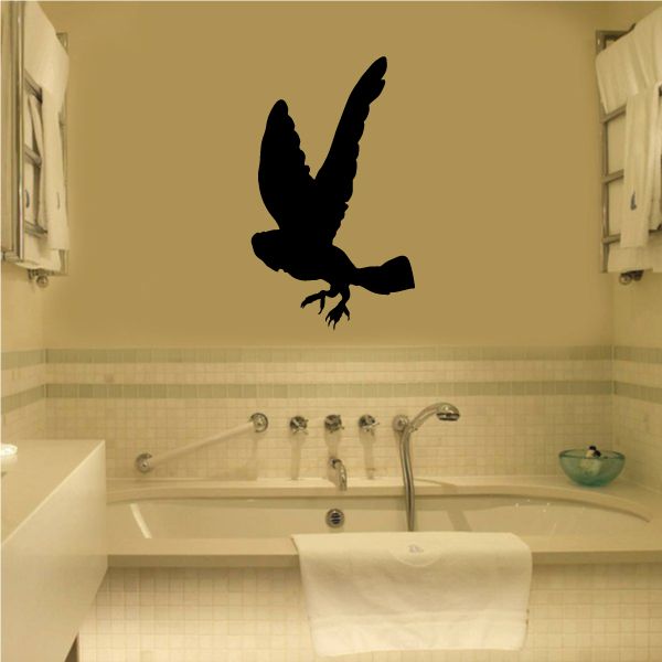 Image of Screech Owl Flying Decal