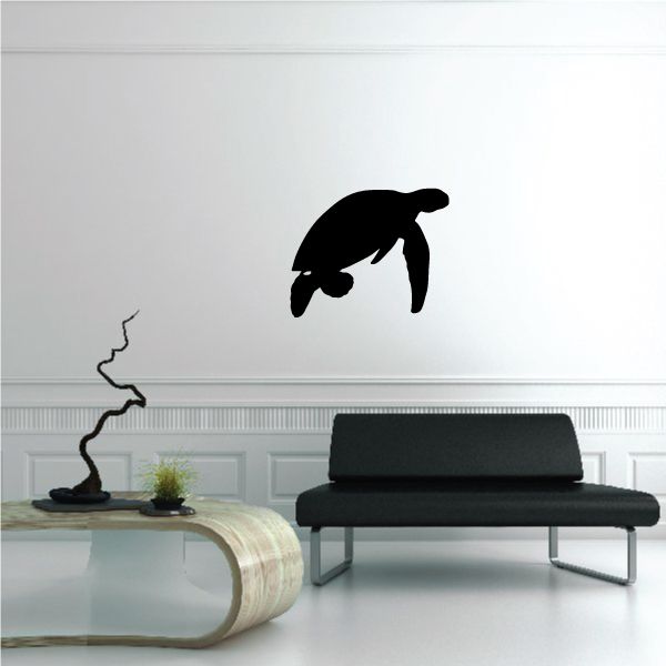 Image of Sea Turtle Floating Decal