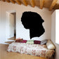 Sealyham terrier head decal with black dog head silhouette