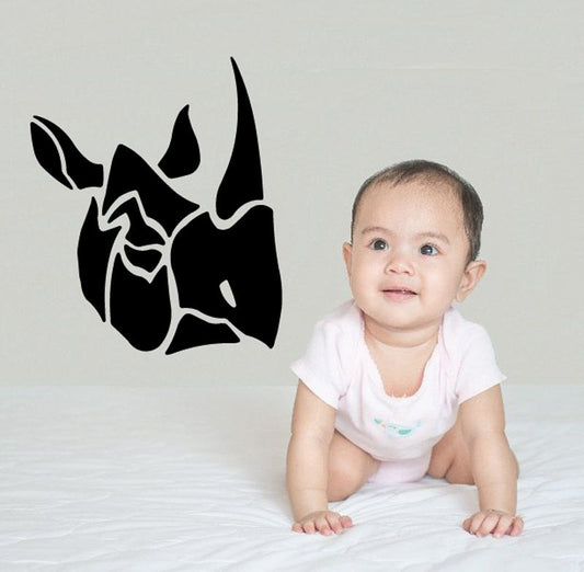 Image of Sectioned Rhino Head Decal