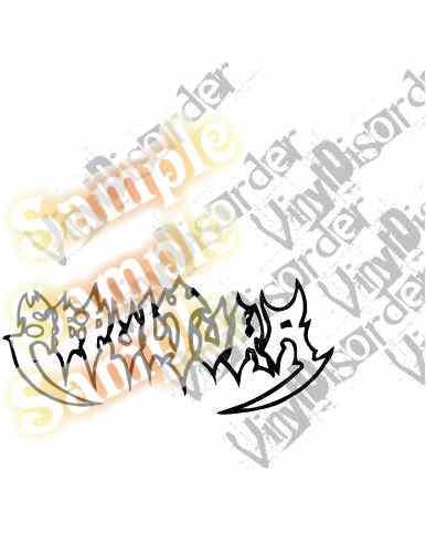 Image of Sepultura Text Decal