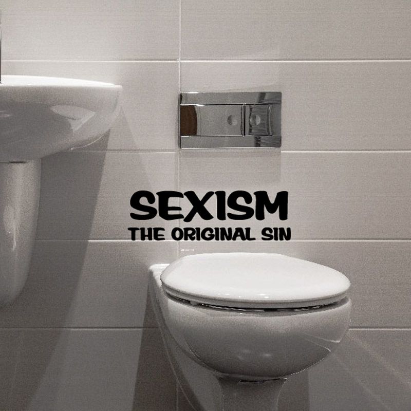 Image of Sexism the original sin Decal