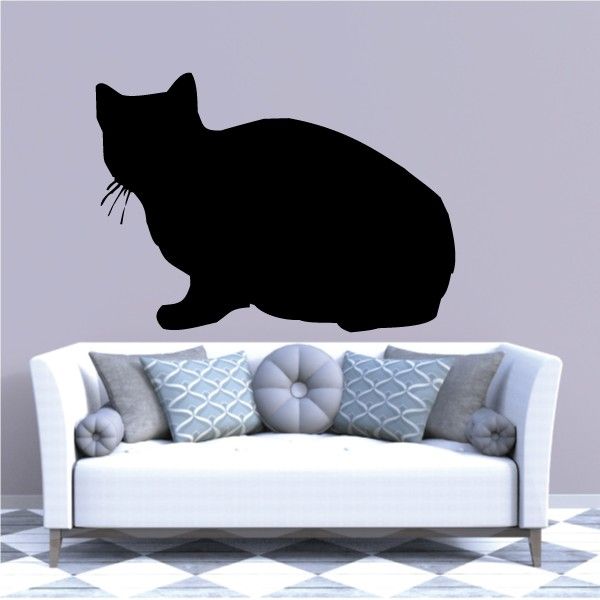 Image of Short Hair Sit Cat Decal