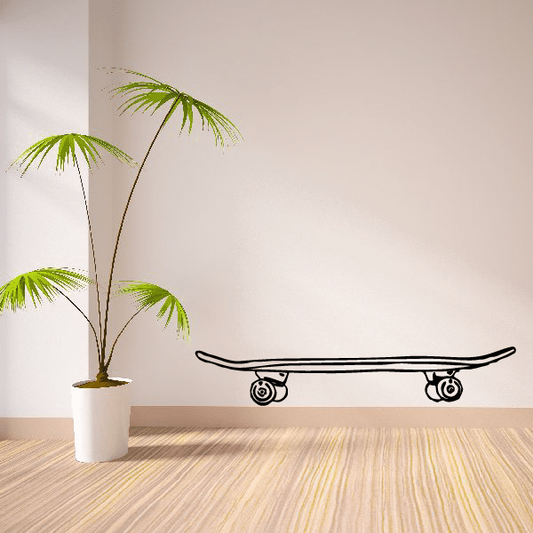 Image of Side View Skateboard Decal