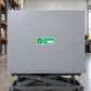 Safe working load sticker with green checkmark and label text