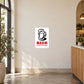 Beer It is whats For Dinner Sticker applied to a cream cafe entrance wall