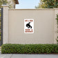 White sticker with black horse silhouette and 'Save a Horse, Ride a Cowboy' text