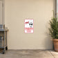 Red-bordered parking-only sticker with chef icon and bold PARKING ONLY text