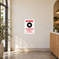 White rectangular sign sticker reading BILLIARDS 8, PARKING ONLY—Scratch-free
