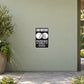 Square black sign sticker with white “BIRD WATCHER” and “PARKING ONLY” text