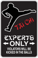 Rectangular sign sticker with runner silhouette and bold 'ONLY' arrow text
