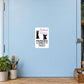 White rectangular sticker: purple dancer graphic, bold 'PARKING ONLY' text.