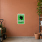 Fun Sign Sticker applied to a terracotta private lane maintenance wall