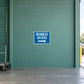 Road sign sticker: 'BUSINESS ACCESS' with right arrow
