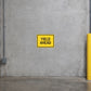 Yellow "Yield Ahead" road sign sticker with black border
