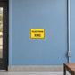 Pedestrian crossing road sign sticker: PEDESTRIAN XING
