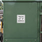 Road sign sticker with "Tracks out of service" text