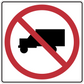 Road sign sticker with red prohibition circle and speaker icon with slash