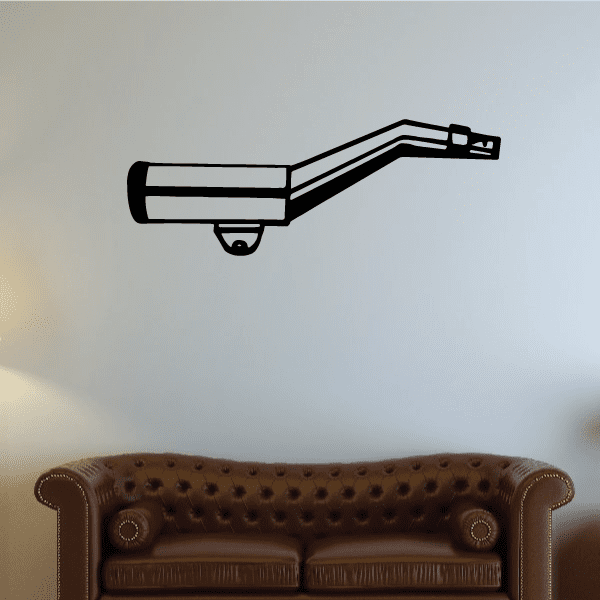 Image of Simple Motorcycle Exhaust Decal