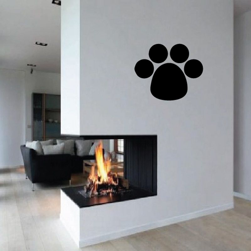 Image of Simple Paw Print Decal