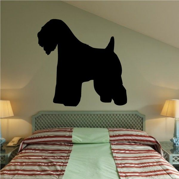 Image of Simple Soft Coated Wheaton Terrier Decal