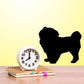 Black Tibetan spaniel silhouette decal