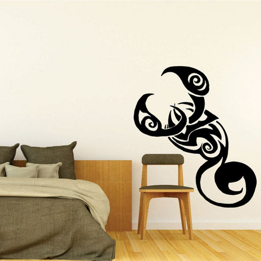 Image of Sinister Swirl Scorpion Decal