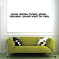 Wall decal with black stylized quote: Sisters, Brothers, Fathers, Mothers