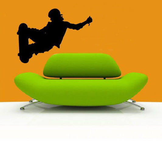 Image of Skateboarding Wall Decal - Vinyl Decal - Car Decal - BA008