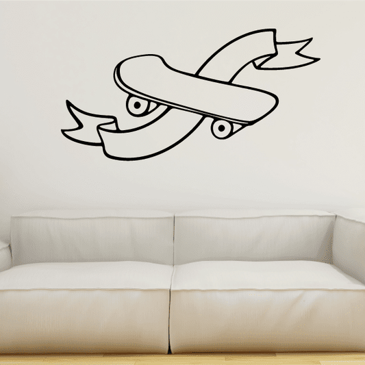 Image of Skateboarding Wall Decal - Vinyl Decal - Car Decal - CDS014