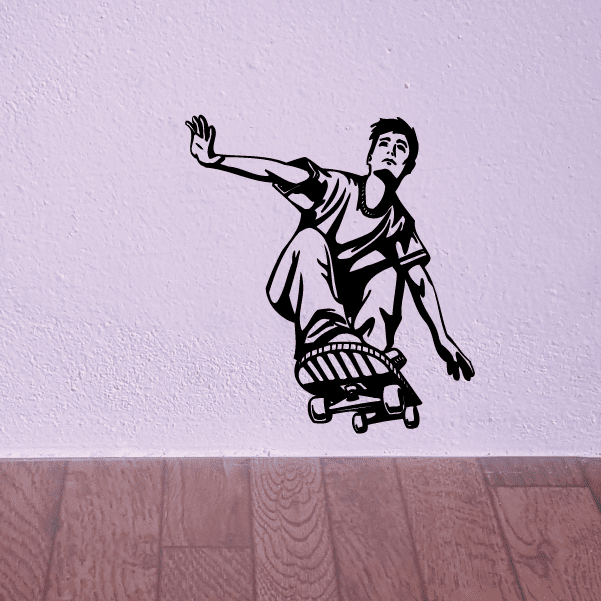 Image of Skateboarding Wall Decal - Vinyl Decal - Car Decal - CDS023