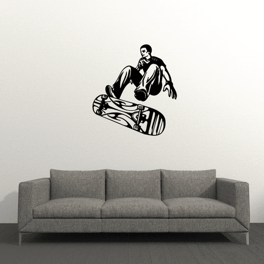 Image of Skateboarding Wall Decal - Vinyl Decal - Car Decal - CDS031