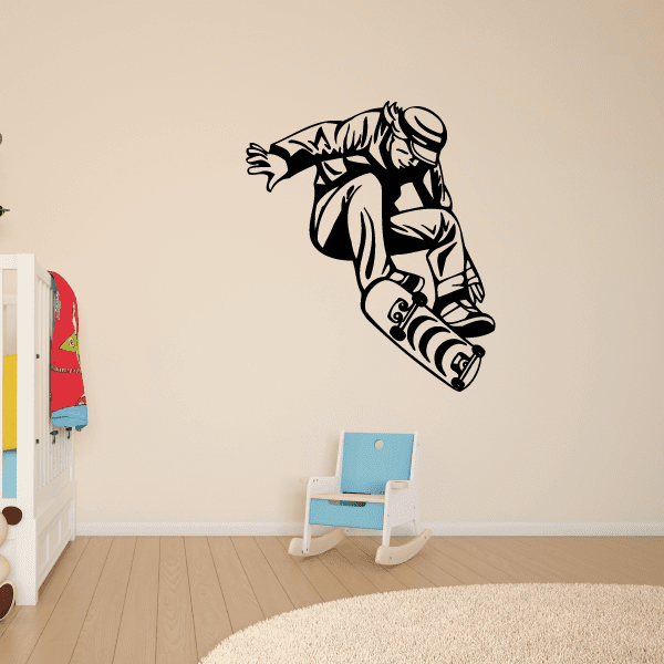 Image of Skateboarding Wall Decal - Vinyl Decal - Car Decal - CDS040