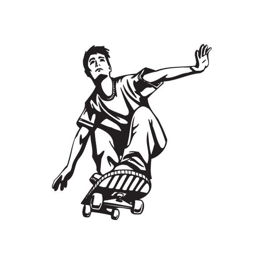 Image of Skateboarding Wall Decal - Vinyl Decal - Car Decal - DC 010